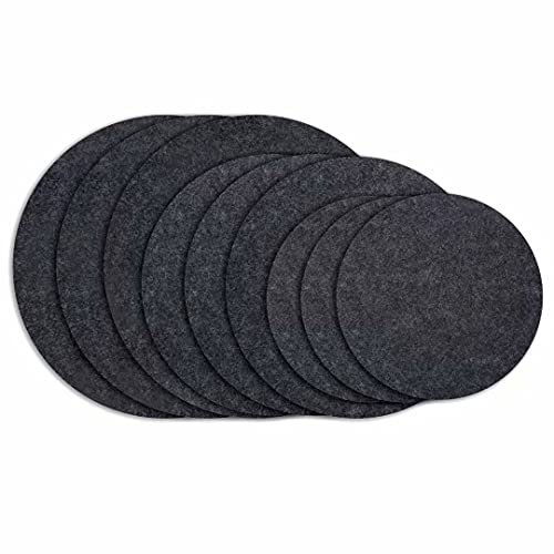 9 Pack Plant Coaster Mat Saucer Reversible AbsorbentDurable Plant Tray Flower Pot Saucers for Indoors and Outdoor81012 Inch3 Pcs of Each Size