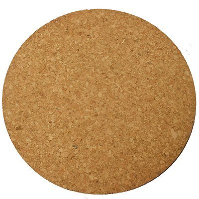 Plastec Cork Mat 6  Natural Cork Black