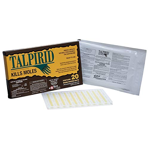 Talpirid Mole Bait Worms Tray of 10 Worm Baits ~~ Kill Moles  Mimics A Moles Natural Food Source ~~ Best Pest Control Product for Moles