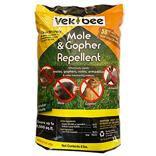 Vekibee Mole and Gopher Repellent 6 Pounds