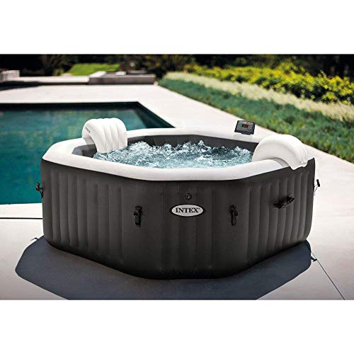 Intex 79 X 28 PureSpa Jet and Bubble Deluxe Inflatable Spa Set 4Person 28457E