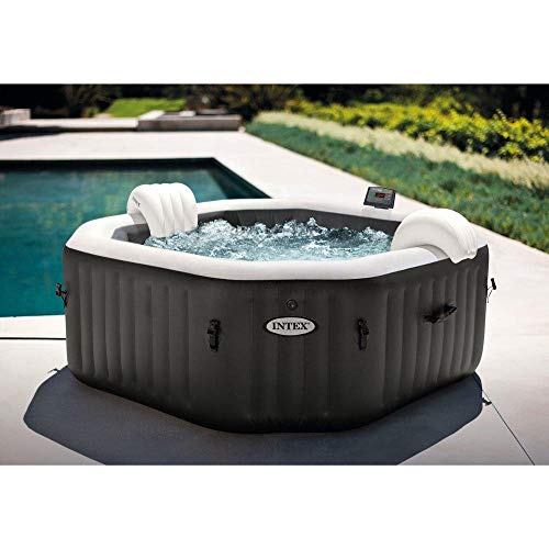 Intex 79 X 28 PureSpa Jet and Bubble Deluxe Inflatable Spa Set 4Person 28457E