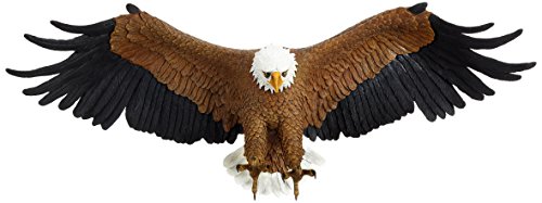 Design Toscano Freedoms Pride American Bald Eagle Patriotic Wall Sculpture Large 31 Inch Polyresin Full Color