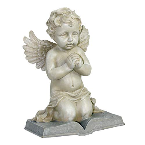 Design Toscano NG30875 A Cherubs Prayer Statuetwo tone stone