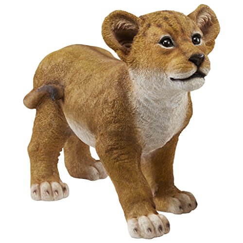 Design Toscano QM28728 Lion Cub of The Sahara Animal Statue Ahaggar Full Color