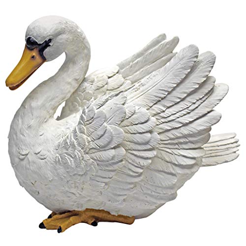 Design Toscano The Swan of the Lake Garden Statue Multicolored