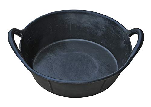 Little Giant Rubber Utility Pan Durable  Versatile Rubber Pan (3 Gallon) (Item No DF3D)