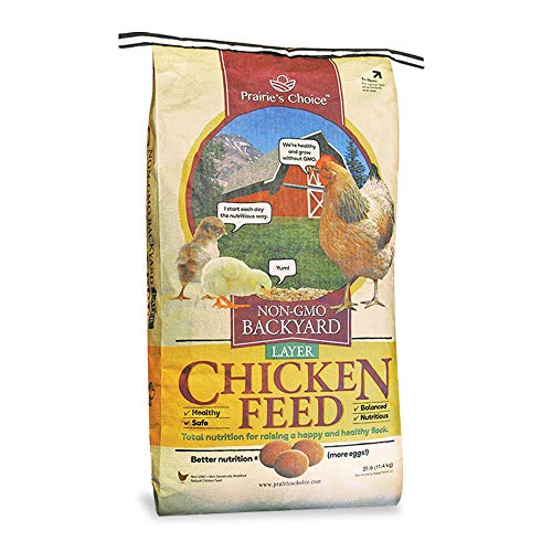 Prairies Choice NonGMO Backyard Chicken Feed  Layer Formula 25lbs