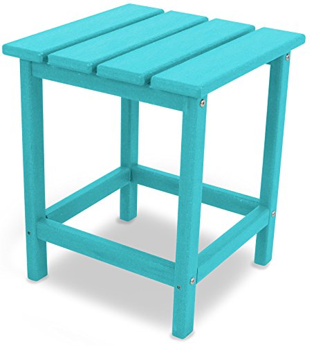 POLYWOOD ECT18AR Long Island 18 Side Table Aruba