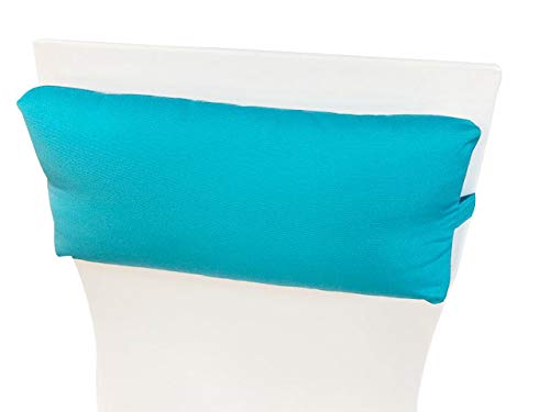 Sunbrella Headrest Pillow fits Ledge Lounger (Aruba (Turquoise))