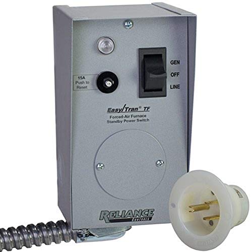 Reliance Controls TF201W EasyTran Transfer Switch 2500 Watts