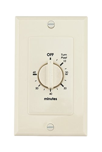 Reliance Controls WB060Y SpringWound inWall Timer 60Minute Ivory