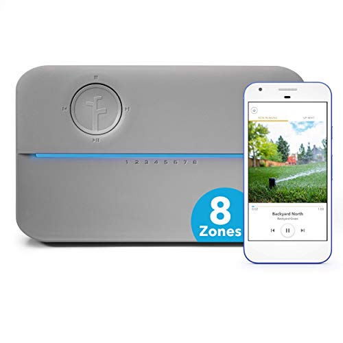 Rachio 8ZULWCL R3e Generation Smart 8 Zone Sprinkler Controller Compatible with Alexa Gen Gray