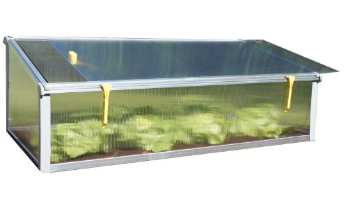 Exaco Year Round Cold Frame Gardening Tool 50 x 23 x 1216 Anodized Aluminum