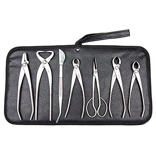 7 Pcs Bonsai Tool Kit JTTK01 Masters Grade Bonsai Tools From TianBonsai