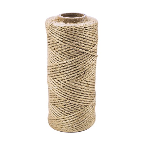 300 ft Heavy Duty Natural Color Twine Jute String for Industrial Packing Material Arts  Crafts Gift Wrapping Garden Planting School Project Supplies