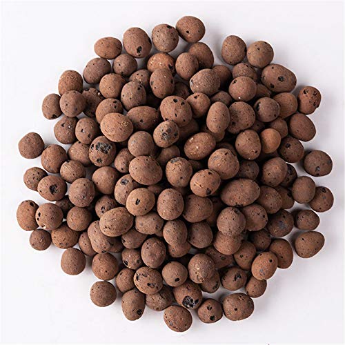25Liters(15LBS) Organic Expanded Leca Clay Pebbles Hydroponics Growing Media for Gardening Orchids Aquaponics DrainageDecoration100 Natural Leca Clay BallsLeca for Plants