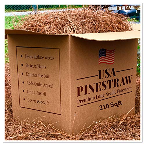 USA Pine Straw  Premium Pine Needle Mulch  210 Sqft (1)