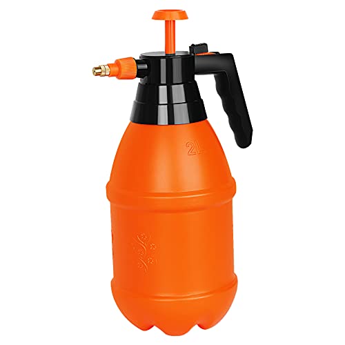 Avenoir Adjustable Garden Sprayer Lawn Pump Sprayer for Plants Cleaning Solution and Car Wash (052Gal Orange)