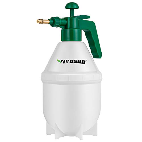 VIVOSUN 04Gallon Handheld Garden Sprayer Pump Pressure Water Sprayers 50 oz Hand Sprayer for Lawn Garden (15L Green)