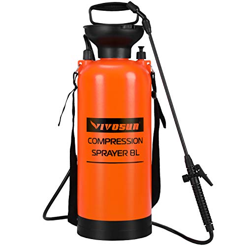 VIVOSUN 20 Gallon Lawn and Garden Pump Pressure Sprayer with Pressure Relief Valve Adjustable Shoulder Strap