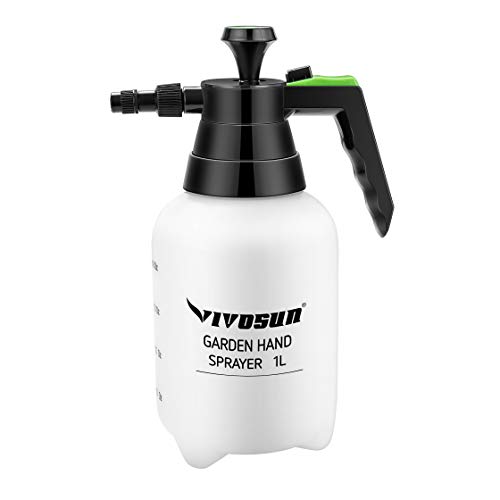 VIVOSUN 34oz Handheld Garden Sprayer Pump Pressure Water Sprayers 027 Gallon Hand Sprayer for Lawn Garden