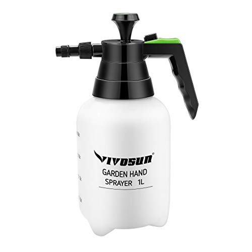 VIVOSUN 34oz Handheld Garden Sprayer Pump Pressure Water Sprayers 027 Gallon Hand Sprayer for Lawn Garden