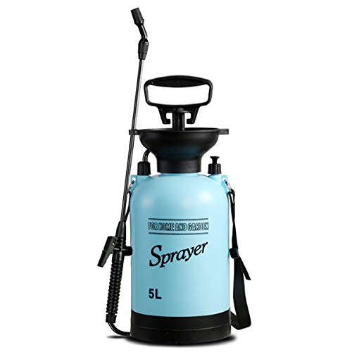 CLICIC Lawn and Garden Portable Sprayer  13 Gallon Pump Pressure Sprayer Includes Shoulder Strap Blue