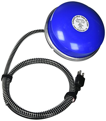 Farm Innovators H418C Cast Aluminum 1250 Watt ConvertAble Floating and Submergible Tank DeIcer with Chew Proof Cord and Self Regulating Thermostat