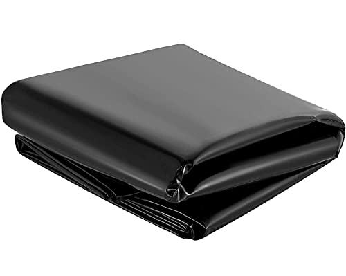 20x20 Ft Pond Liner 17Mil Flexible Liners Water Garden Fish Pond Liner Elasticity LDPE Pound Skins