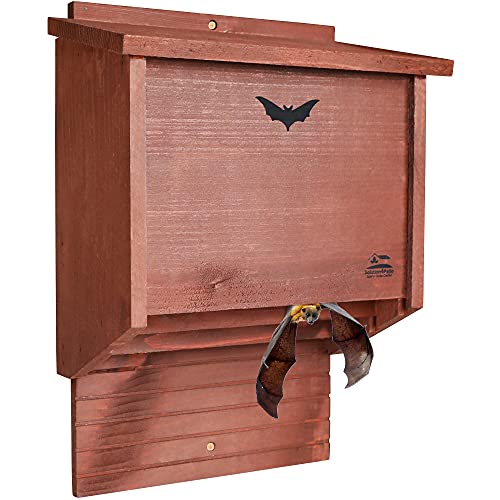 Handcrafted Wooden Bat House Large Bat Supplies with 3 Chamber Outdoor Bat Box Shelter Easy for Bats to Land and Roost Weather Resistant Easy to Install 118 x 157 x 59