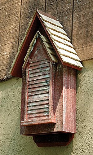 Heartwood Victorian Bat House Red 100 Bats