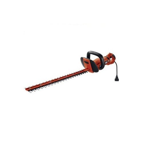Blackdecker Hh2455 24-inch Hedgehog Hedge Trimmer With Rotating Handle And Dual Blade Action Blades