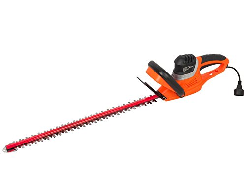 Garcare 46-amp Corded Hedge Trimmer With 24-inch Laser Cutting Blade Blade Cover Included