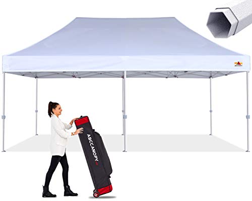 ABCCANOPY Commercial Ez Pop Up Canopy Tent 10x20 PremiumSeries White