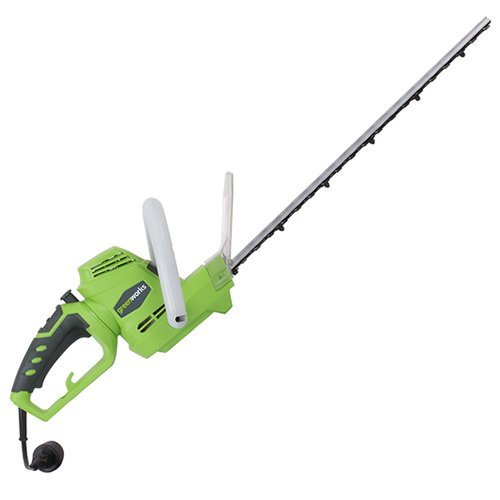 Greenworks 22122 4 Amp 22-inch Corded Hedge Trimmer With Rotating Handle