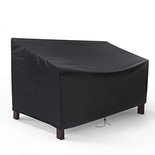 Onlyme Outdoor Bench Cover Garden Patio Park Outside Loveseat Glider Sofa Furniture Cover Waterproof 3 Seater