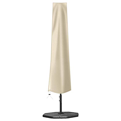 Umbrella Coverfor 711ft Patio Umbrella Cover420D PVC Coating Outdoor Umbrella Cover (748 x 118 x 197inch)Umbrella Covers for Outdoor Umbrellas Waterproof with ZipMarket Umbrella Cover Khaki