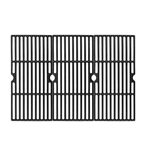 Hisencn Grill Grates Replacement for Charbroil Advantage 463343015 463344116 Kenmore Broil King and Others Gas Grill Models G4670002W1 16 1516 Cast Iron Cooking Grids 3Pack