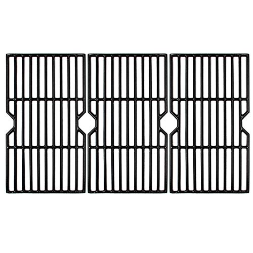 Hongso 16 1516 Porcelain Coated Cast Iron Grill Grates Cooking Grid Replacement for Charbroil Advantage 463343015 463344116 Kenmore Broil King Gas Grill G4670002W1 3Pack (PCF123)