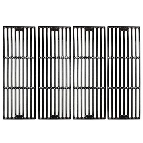 Hongso PCE051 Porcelain Coated Cast Iron Grill Grid Grates Replacement for Chargriller Gas Grill Models 2121 2123 2222 2828 3001 3030 3725 4000 5050 5252 56509020 Sold as a Set of 4
