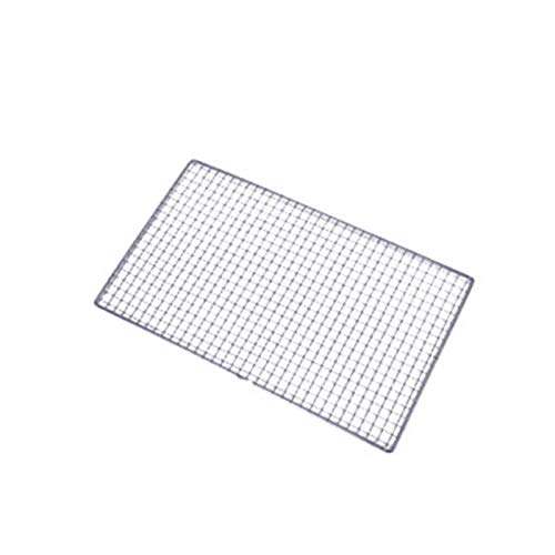 QKDS BBQ Grill Stainless Steel Mesh BBQ Grill Grate Grid Wire Rack Cooking Replacement Net Works on SmokerPelletGasCharcoal Grill for Camping Barbecue Outdoor Picnic Tool 2540cm