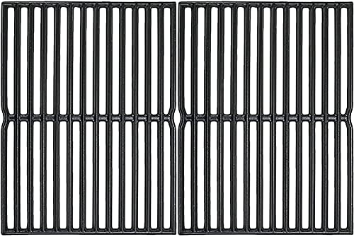 Uniflasy 15 Inch Cast Iron Grill Cooking Grid Grate for Weber Old Spirit 200 Series Spirit ES 200  210 with Side Control Panel Spirit 500 Genesis Silver A for Weber 7522 7523 7521 65904 65905