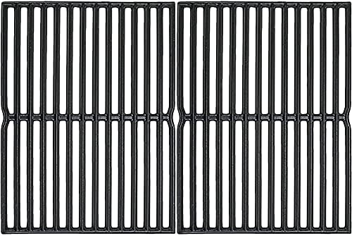 Uniflasy 15 Inch Cast Iron Grill Cooking Grid Grate for Weber Old Spirit 200 Series Spirit ES 200  210 with Side Control Panel Spirit 500 Genesis Silver A for Weber 7522 7523 7521 65904 65905