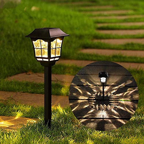 Maggift 8 Lumens Solar Pathway Lights Solar Garden Lights Outdoor Solar Landscape Lights for Lawn Patio Yard Pathway Walkway 6 Pack