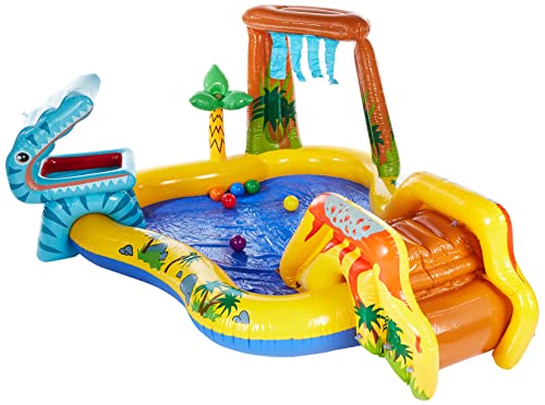 Intex Dinosaur Inflatable Play Center 98in X 75in X 43in for Ages 2