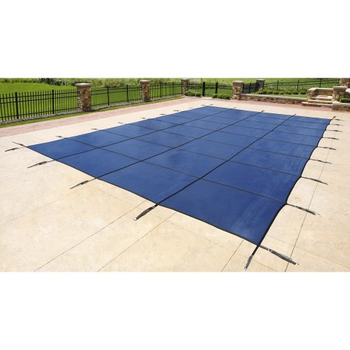 Blue Wave 14ft x 28ft Rectangular In Ground Pool Safety Cover  Blue