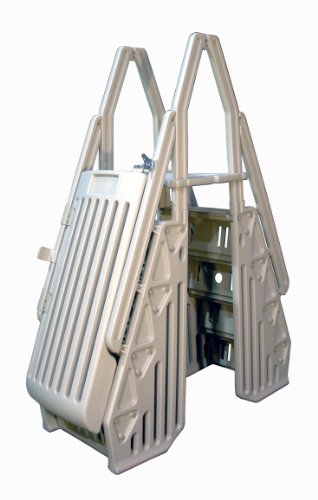 Blue Wave NE115 Neptune AFrame Entry System for Above Ground Pools White