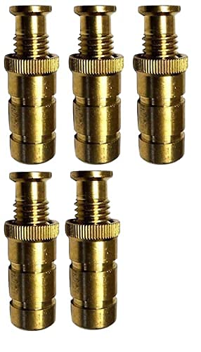 Poolzilla Pool Safety Cover Brass Anchors for Concrete and Pavers  5 Pack  Universal Fit