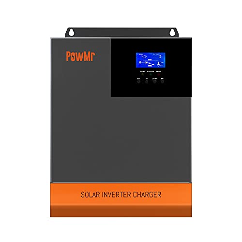 48V 3500W Solar Inverter AllinOne Charger Inverter Off Grid Solar Inverter 48V Hybrid Inverter 110Vac Builtin 80amp Mppt Controller Support LeadAcid Lithium Battery Solar Power Utility Generator